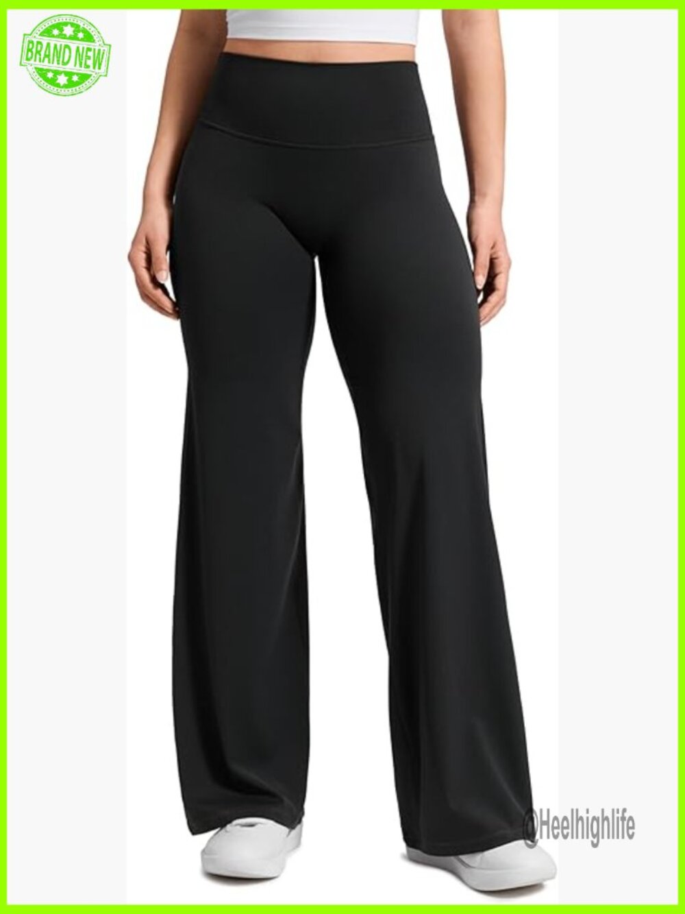High Waist Wide Leg Yoga Pants Buttery Soft Lounge Active Wear